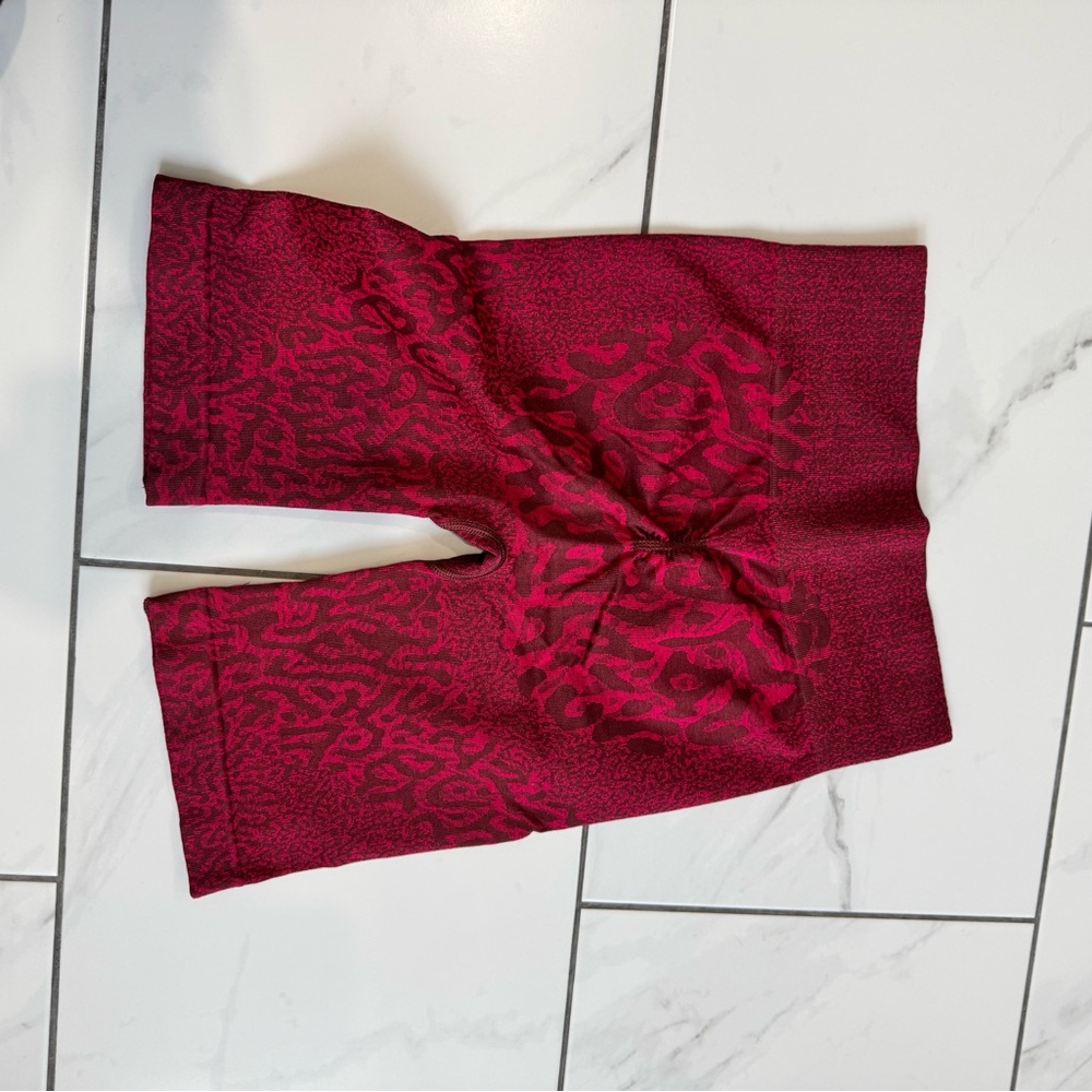 Gymshark Red Athletic Shorts - Picture 2 of 4